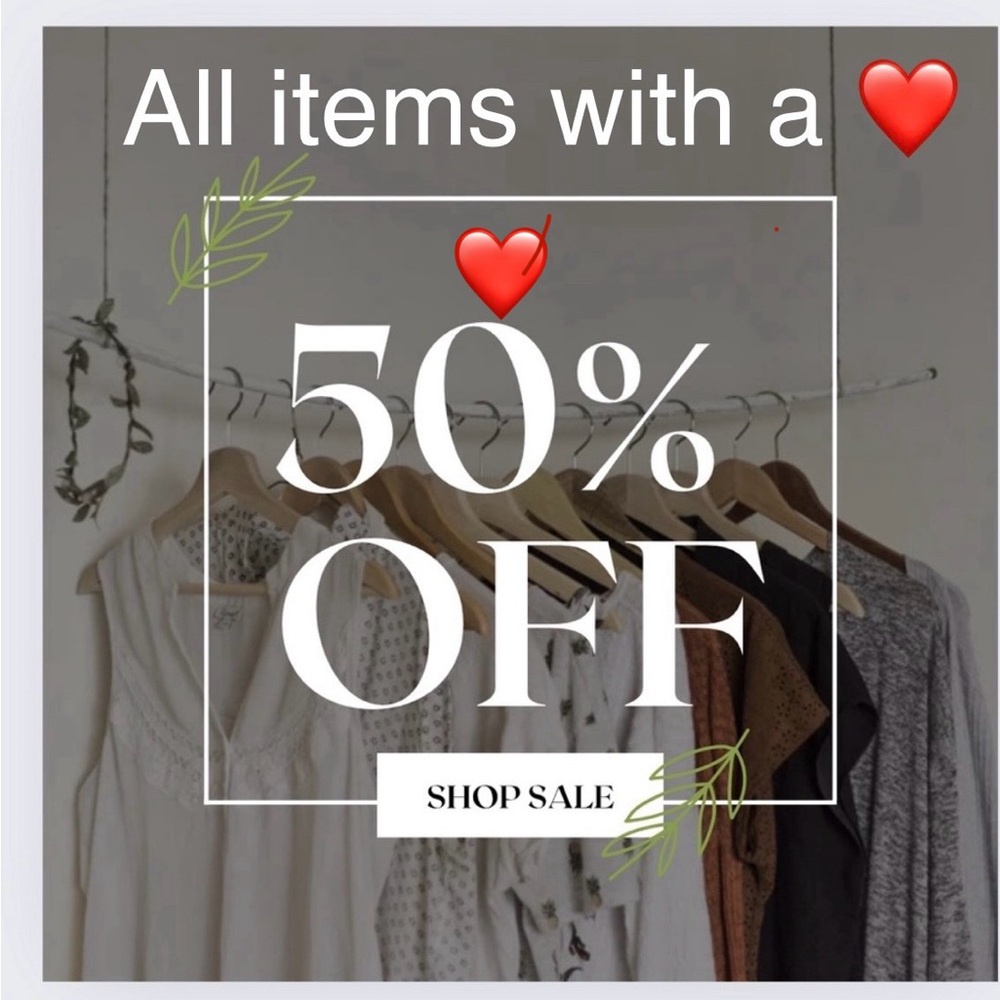 ❤️TAKE EXTRA 50% OFF Sale - ALL ITEMS MARKED with ❤️
